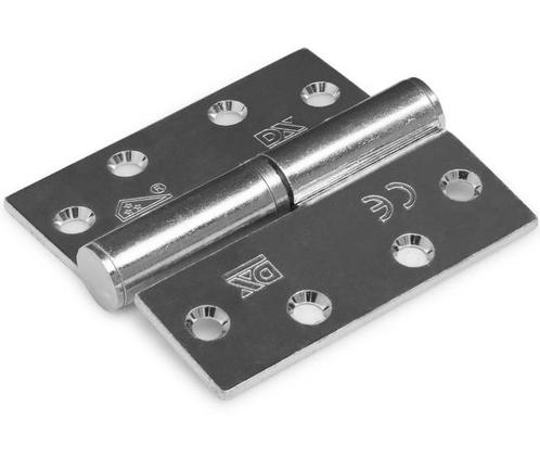 SKG3 Kogelstift paumelle rechte hoek 89x89 mm links staal, Doe-het-zelf en Verbouw, Hang- en Sluitwerk, Nieuw, Ophalen of Verzenden