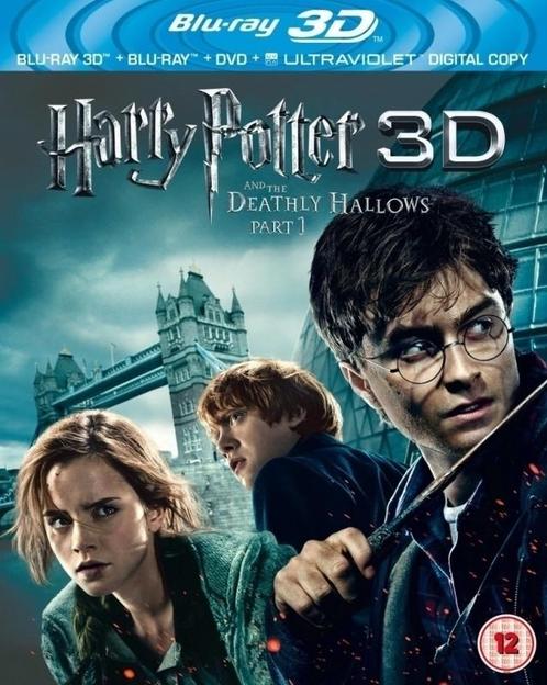 Harry Potter and the Deathly Hallows Part 1 3D (3D & 2D B..., Cd's en Dvd's, Blu-ray, Gebruikt, Verzenden