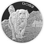 Fiji Dogs 1 oz 2022 Prooflike (12.000 oplage), Zilver, Losse munt, Verzenden