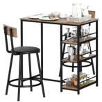 TRUUSK Bartafel Met Barkrukken Set - 3-dlg. Bartafel-Set - M, Verzenden, Nieuw