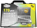 Borenset 170 Delig, HSS, Boor Set Titanium, Doe-het-zelf en Verbouw, Gereedschap | Handgereedschap, Ophalen of Verzenden, Nieuw