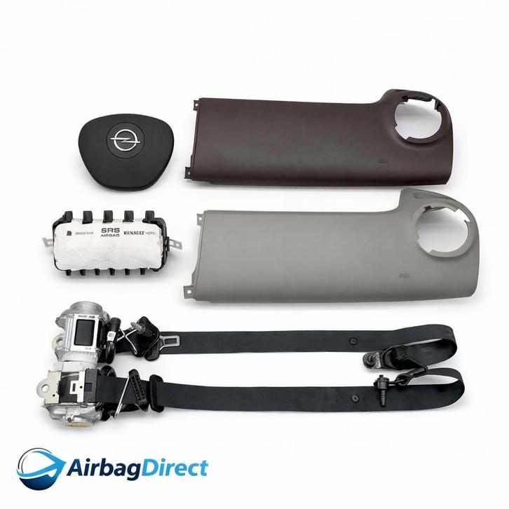 AIRBAG SET – PANEEL ZWART of BLAUW OPEL VIVARO (2014-2019), Auto-onderdelen, Dashboard en Schakelaars, Nieuw, 12 maanden garantie
