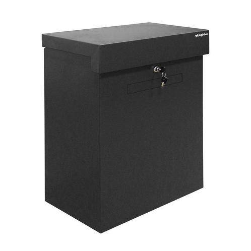 Logixbox Topbox-XL Plus pakketbox met brievenbusklep - grijs, Tuin en Terras, Brievenbussen, Nieuw, Verzenden
