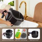 Airfryer - heteluchtfriteuse - 3.5L - 1500W - Zwart, Verzenden, Nieuw