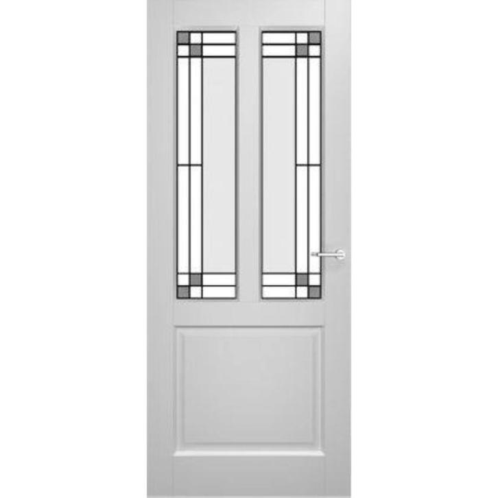 Weekamp binnendeur WK6552-A1 83x201,5 (Opdek rechtsdraaiend), Doe-het-zelf en Verbouw, Deuren en Horren, Nieuw, Glas, Hout, Binnendeur