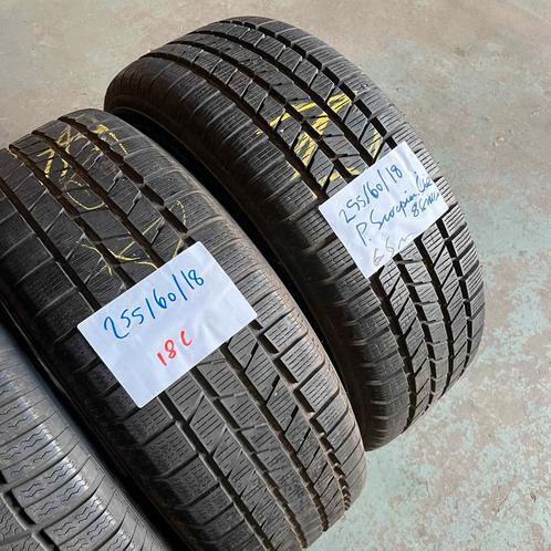 2 x Pirelli 255-60-18 Winterbanden 6,5mm, Auto-onderdelen, Banden en Velgen, 18 inch, Winterbanden, 255 mm, Personenwagen, Gebruikt