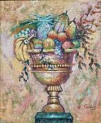 European school (XX) - Tropical still life, Antiek en Kunst