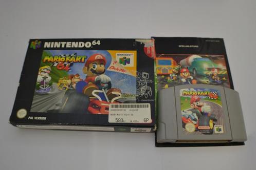 Mario Kart 64 (N64 NOE CIB), Spelcomputers en Games, Games | Nintendo 64, Zo goed als nieuw, Verzenden
