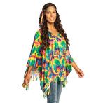 Poncho Hippie Tie Dye, Kleding | Dames, Carnavalskleding en Feestkleding, Ophalen of Verzenden, Nieuw