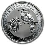 Kookaburra 1 oz 2000, Zilver, Losse munt, Verzenden