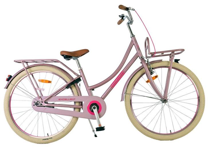 Volare Excellent Kinderfiets - Meisjes - 26 inch - Mat Roze, Fietsen en Brommers, Fietsen | Meisjes, 26 inch of meer, Nieuw, Verzenden