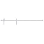 Schuifdeur Beslagset 183cm Wit - Retourdeal! -64%, 80 tot 100 cm, Binnendeur, Nieuw, Ophalen of Verzenden