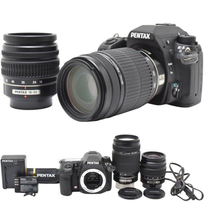 Pentax K-5 II + DAL 3.5-5.6/18-55mm AL + DAL 4-5.8/55-300mm, Audio, Tv en Foto, Fotocamera's Digitaal