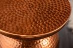 Handgemaakte bijzettafel ORIENT 40cm koper metaal gehamerd, Huis en Inrichting, Tafels | Sidetables, Ophalen of Verzenden, Nieuw