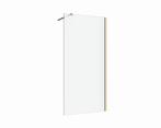 Inloopdouche 50x200 8mm Nano glas mat goud serie Silvio, Verzenden, Nieuw