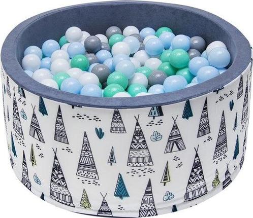 Ballenbak - stevige ballenbad -90 x 40 cm - 200 ballen Ø..., Kinderen en Baby's, Speelgoed | Babyspeelgoed, Nieuw, Ophalen of Verzenden
