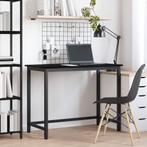 vidaXL Tafel Zwart Eiken 80 x 50 x 76,5 cm Engineered hout, Huis en Inrichting, Bureaus, Verzenden, Nieuw