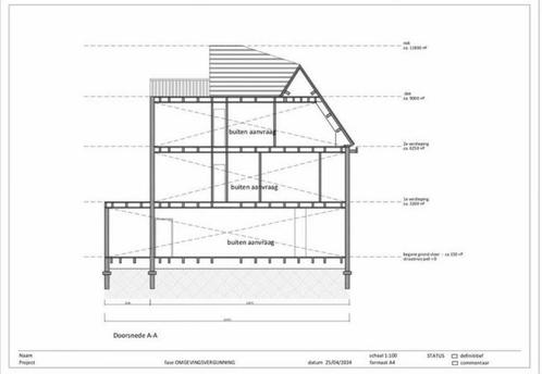 AutoCAD bouwtekening nodig? 15 j. ervaring €30,- per uur., Diensten en Vakmensen, Bouwkundig adviseurs en Architecten, Architectuur of Ontwerp