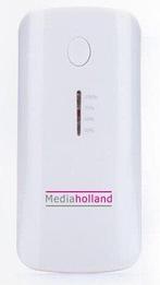 MediaHolland® Powerbank MediaHolland 5600mAh met usb-kabel, Telecommunicatie, Mobiele telefoons | Batterijen en Accu's, Verzenden