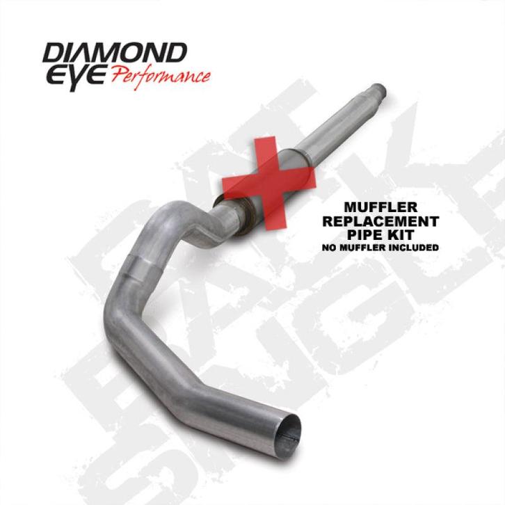 Diamond Eye KIT 5in Catback MFLR RPLCMENT PIPE Single AL:, Auto-onderdelen, Uitlaatsystemen, Ophalen of Verzenden