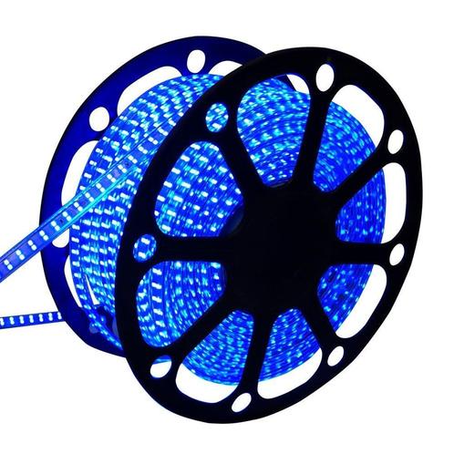 LED lichtslang blauw | 230V AC - 7W - 60 LEDs/m | sproeidic, Huis en Inrichting, Lampen | Overige, Nieuw, Verzenden