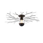 Art Deco plafondlamp zwart 50 cm - Ramuri, Huis en Inrichting, Nieuw, Overige materialen, Art Deco