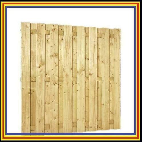 schutting nieuw! grenen houten tuinschermen / hek afzetting, Tuin en Terras, Schuttingen, 6 meter of meer, Nieuw, Hout, 1 tot 2 meter