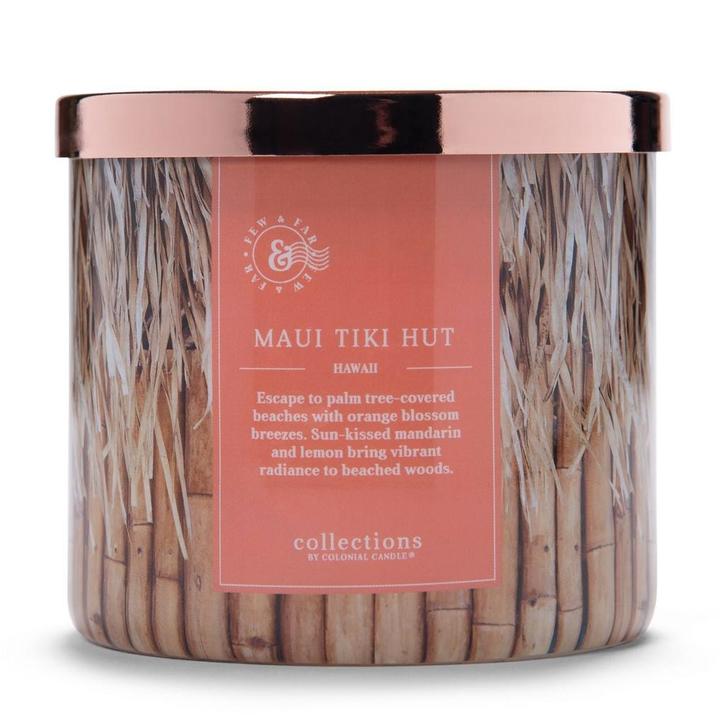 Colonial Candle - Travel Collection Maui Tiki Hut, Huis en Inrichting, Woonaccessoires | Kandelaars en Kaarsen, Verzenden