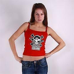 The Sickest Squad spagtop red - S (Lady Wear), Kleding | Dames, Carnavalskleding en Feestkleding, Nieuw, Verzenden