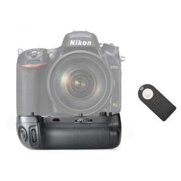 Batterij grip compatibel met Nikon D750 MB-D16