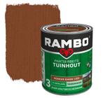 Rambo Pantserbeits Tuinhout Zijdeglans Donker Eiken 2.25L, Minder dan 5 liter, Verzenden, Nieuw, Beits