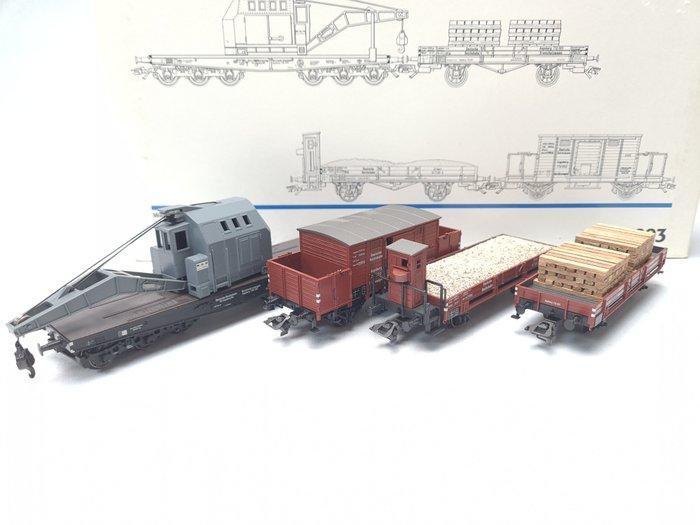 Märklin H0 - 47893 - Modeltrein goederenwagonset (4) -, Hobby en Vrije tijd, Modeltreinen | H0