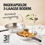 Brabantia Enjoyment Koekenpan Ø 24 cm – Premium – RVS - 90%, Verzenden, Nieuw