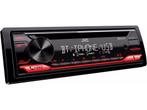 JVC KD-T812BT 1DIN CD-Receiver met Bluetooth - Variabele, Verzenden, Zo goed als nieuw