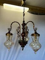 Lamp - Antieke Franse Belle Époque Kroonluchter – Donker