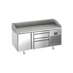 GGM Gastro | Pizza koelwerkbank Premium PLUS - 1490x700mm -, Zakelijke goederen, Verzenden, Nieuw in verpakking, RVS Meubilair