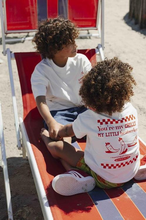 Wijd Oversized Tshirt wit Jongens  Ammehoela Maat 98 98, Kinderen en Baby's, Kinderkleding | Maat 104, Jongen, Nieuw, Shirt of Longsleeve