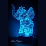 3D LED LAMP - KLEIN OLIFANTJE, Nieuw