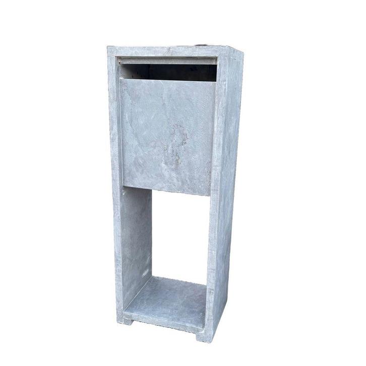 Basic 003 natuursteen brievenbus, Tuin en Terras, Brievenbussen, Nieuw, Verzenden