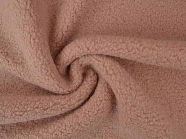 10 meter teddy bont - Oud Roze - Bouclé stoffen, Hobby en Vrije tijd, Stoffen en Lappen, 120 cm of meer, 200 cm of meer, Roze
