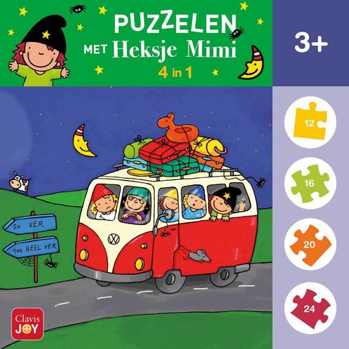 Boek: Puzzelen met Heksje Mimi. 4-in-1-puzzel - (als nieuw), Boeken, Overige Boeken, Zo goed als nieuw, Verzenden
