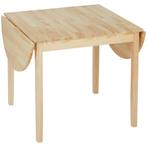 TRUUSK Opvouwbare Houten Eettafel - Drop-Leaf Design - Gesch, Huis en Inrichting, Tafels | Eettafels, Verzenden, Nieuw