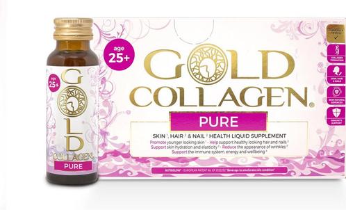 Gold collagen pure huid haar en nagels, Sieraden, Tassen en Uiterlijk, Uiterlijk | Lichaamsverzorging, Verzenden