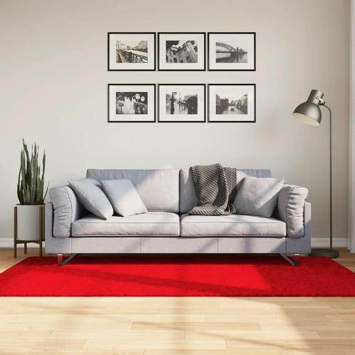 vidaXL Vloerkleed OVIEDO laagpolig 100x200 cm rood, Huis en Inrichting, Stoffering | Tapijten en Kleden, Rood, Nieuw, Verzenden