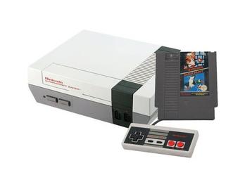Nintendo NES Console + Super Mario Bros-Duckhunt beschikbaar voor biedingen
