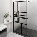 vidaXL Inloopdouchewand met schap 115x195 cm ESG-glas, Verzenden, Nieuw