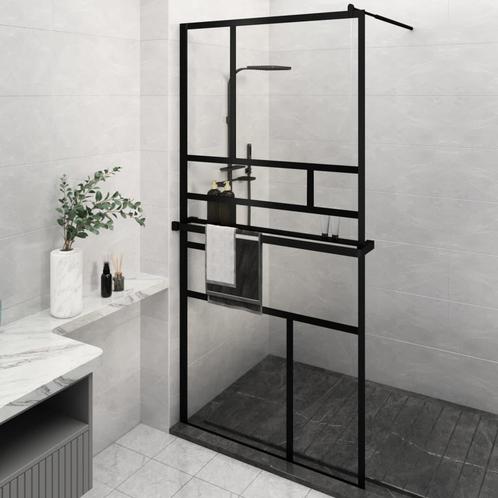 vidaXL Inloopdouchewand met schap 115x195 cm ESG-glas, Doe-het-zelf en Verbouw, Sanitair, Nieuw, Verzenden