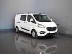 Ford Transit Custom 2.0 TDCI L2 Trend DC Dubbel Cabine BPM V, Stof, Gebruikt, Euro 6, Wit
