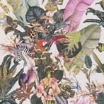 Profhome 381763-GU Dieren patroon behang jungle mat crème, Huis en Inrichting, Stoffering | Behang, Verzenden