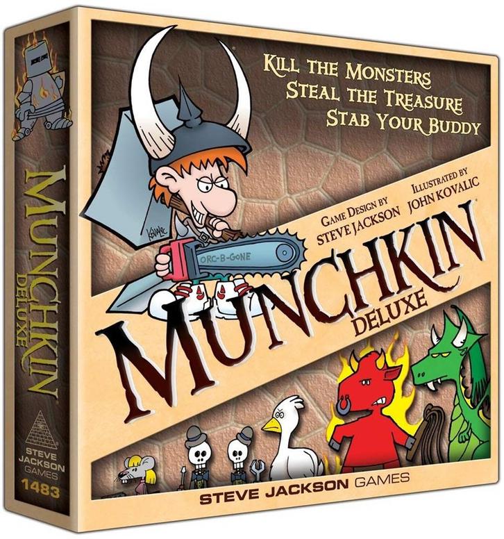 Munchkin Deluxe | Steve Jackson Games - Kaartspellen, Hobby en Vrije tijd, Gezelschapsspellen | Kaartspellen, Nieuw, Verzenden